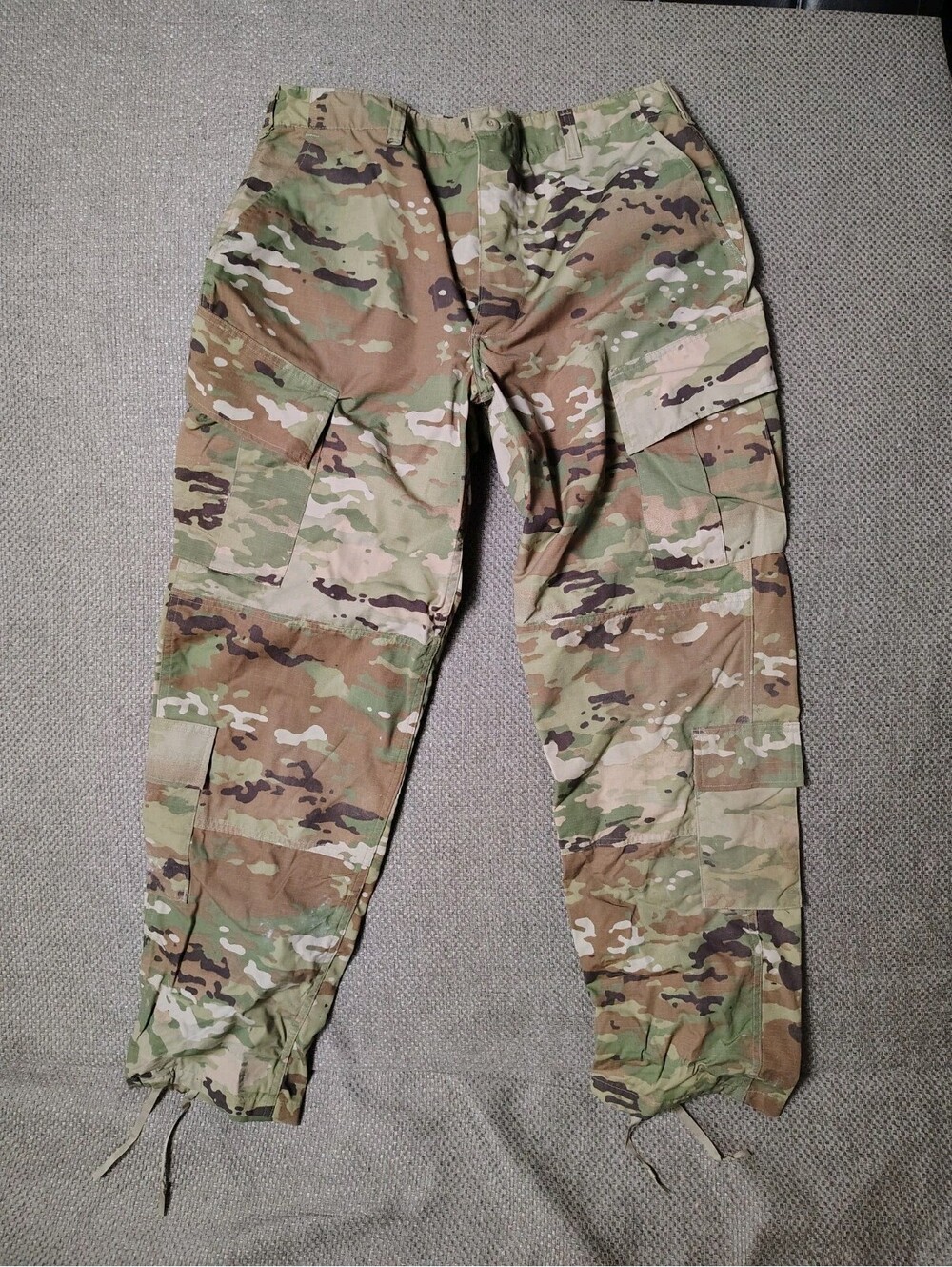 USGI Army Combat Uniform ACU Trousers Multicam OCP Cargo Pants Large Long